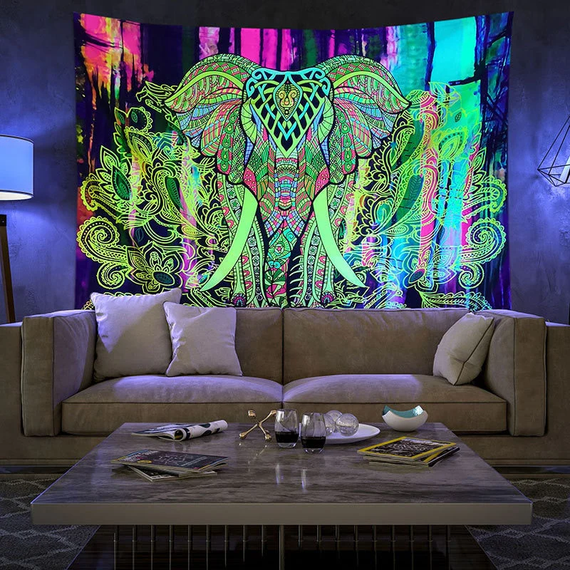 Colorful Glowing Luminous Tapestry - Image 10