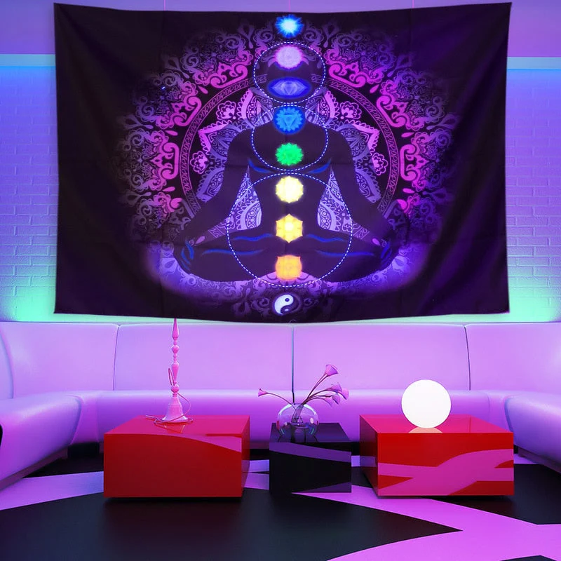 Colorful Glowing Luminous Tapestry - Image 15