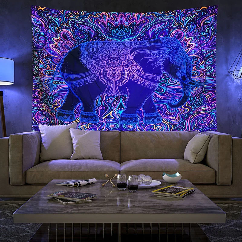 Colorful Glowing Luminous Tapestry - Image 19