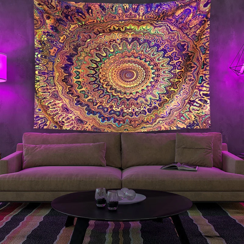 Colorful Glowing Luminous Tapestry - Image 21