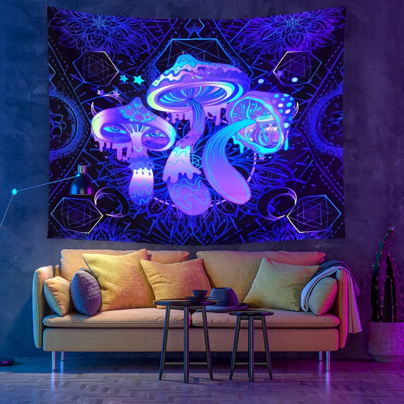 Colorful Glowing Luminous Tapestry - Image 22