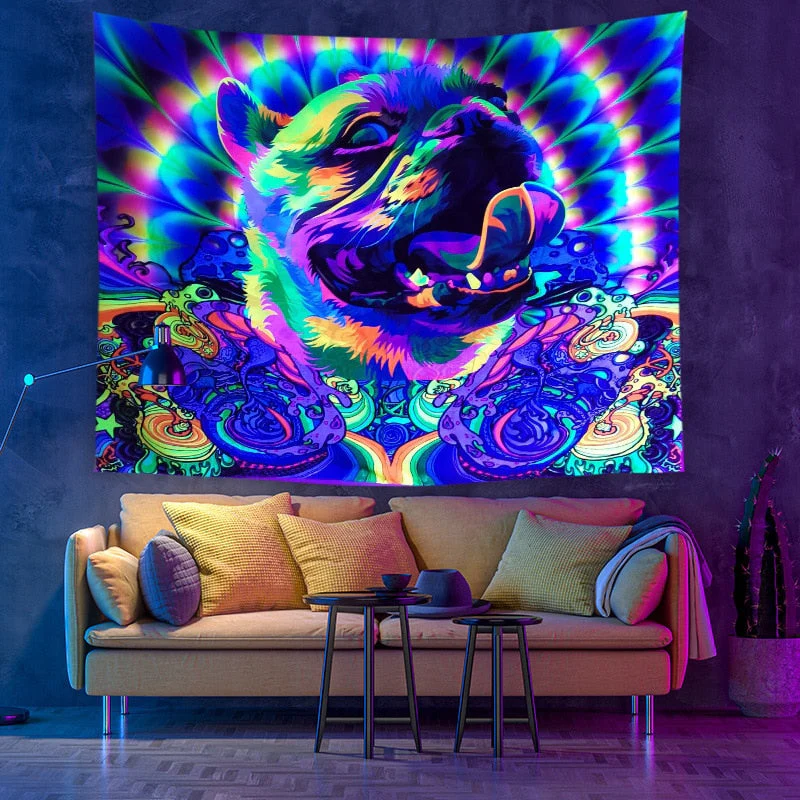 Colorful Glowing Luminous Tapestry - Image 25
