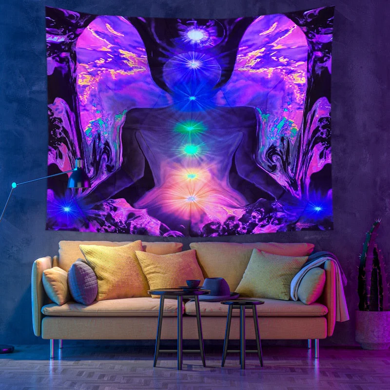 Colorful Glowing Luminous Tapestry - Image 27