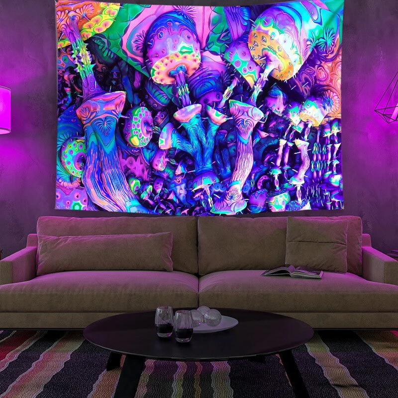 Colorful Glowing Luminous Tapestry - Image 29