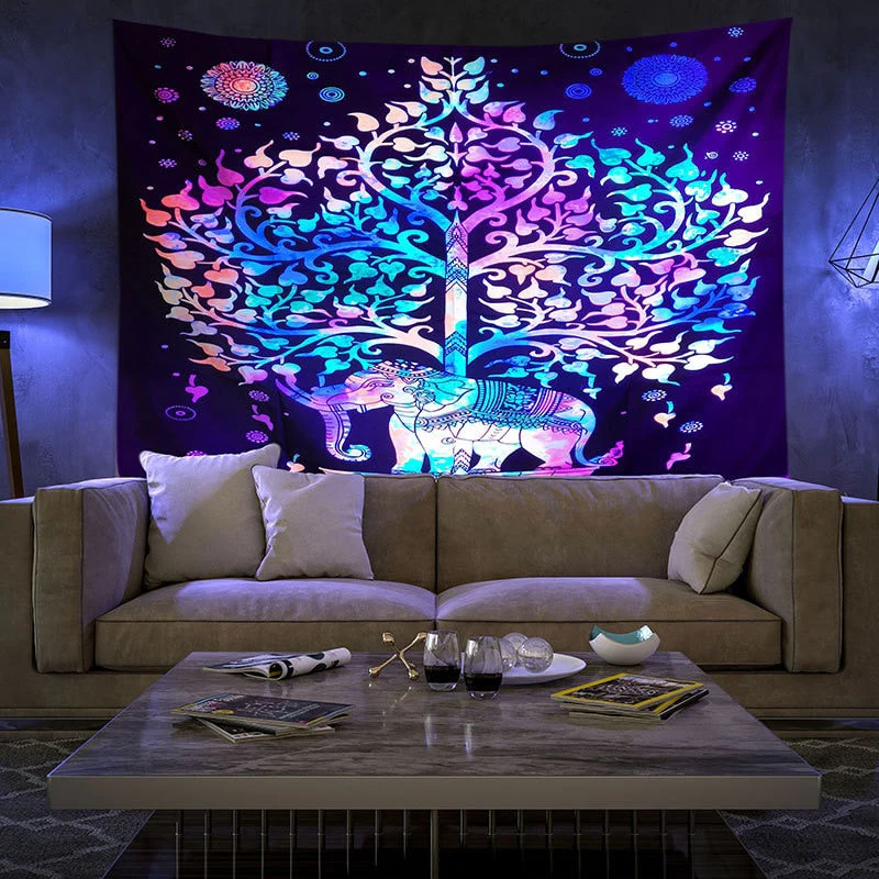 Colorful Glowing Luminous Tapestry - Image 33