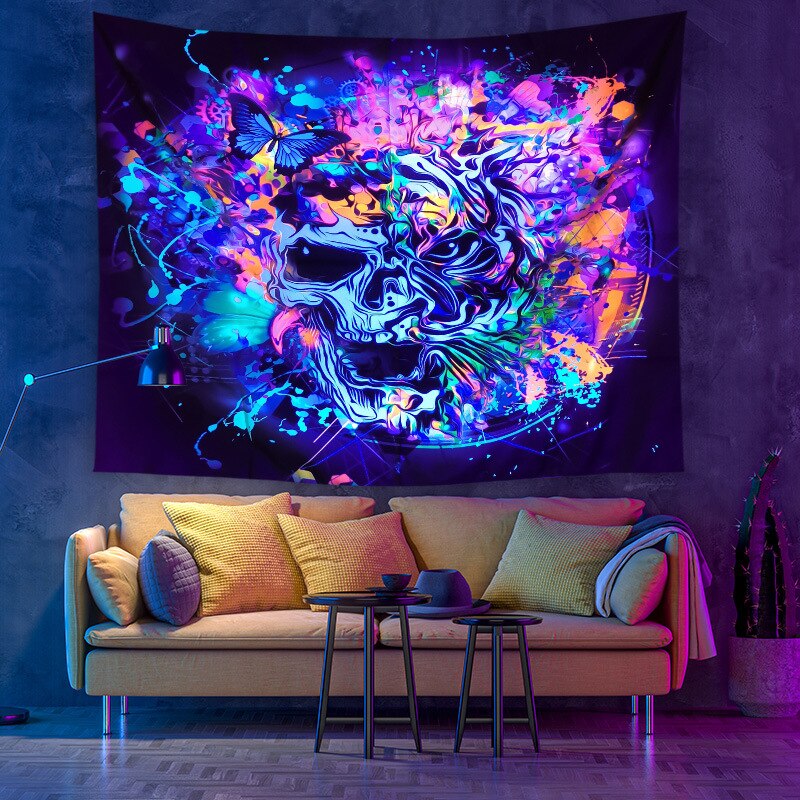 Colorful Glowing Luminous Tapestry - Image 38