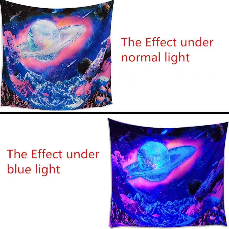 Colorful Glowing Luminous Tapestry - Image 4