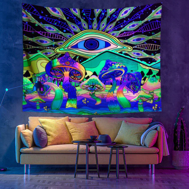 Colorful Glowing Luminous Tapestry - Image 42