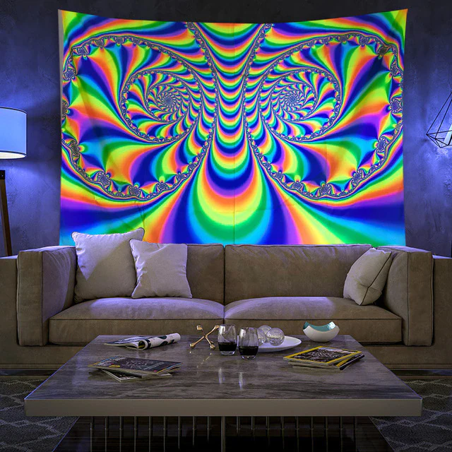 Colorful Glowing Luminous Tapestry - Image 43