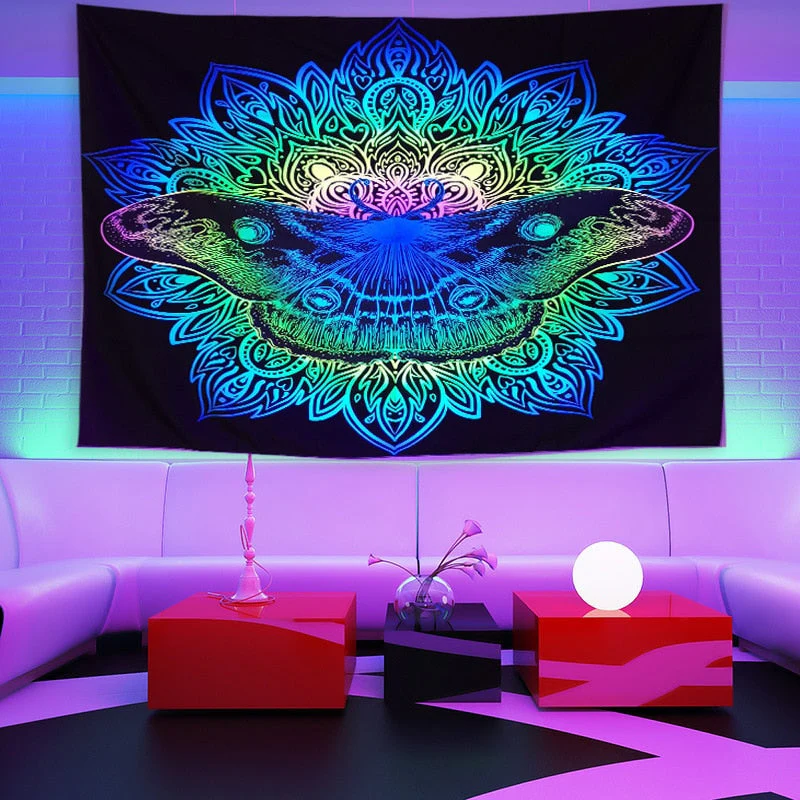 Colorful Glowing Luminous Tapestry - Image 5