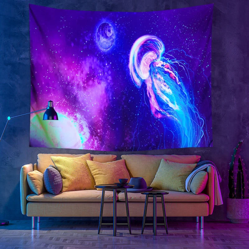 Colorful Glowing Luminous Tapestry - Image 7