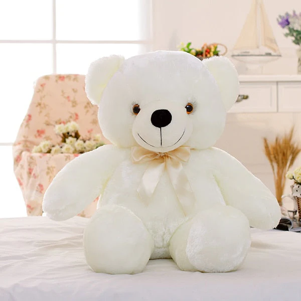 Colorful Glowing Plush Bear Toy - Image 3