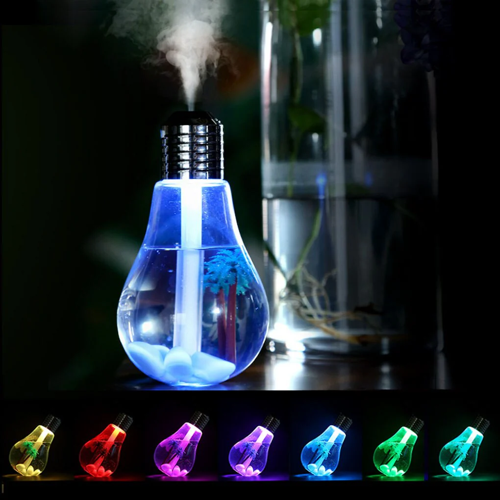 Colorful Light Bulb Air Humidifier - Image 5