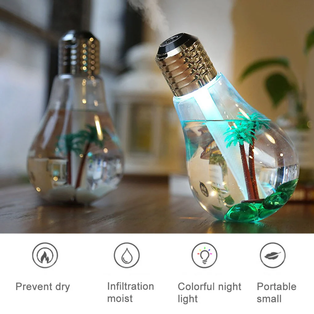 Colorful Light Bulb Air Humidifier - Image 8