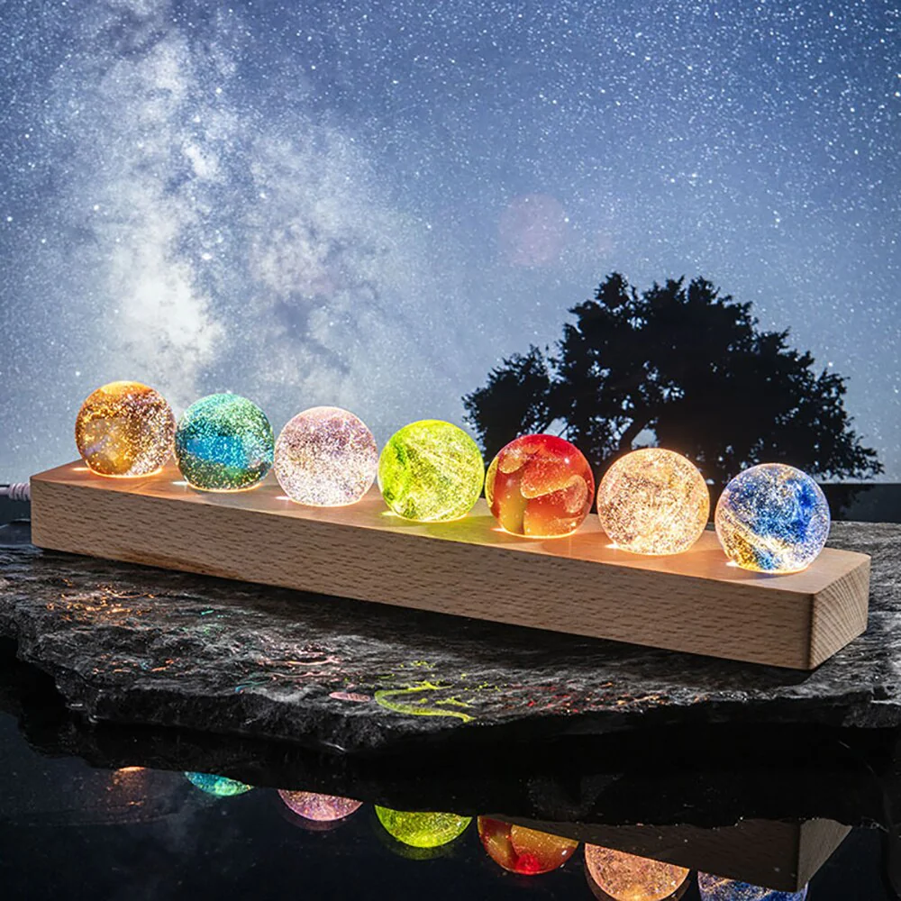 Colorful Luminous Galaxy Crystal Table Set - Image 6