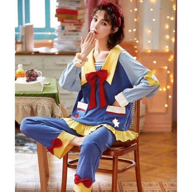 Colorful Princess Hooded Sleepwear for Women - Image 14
