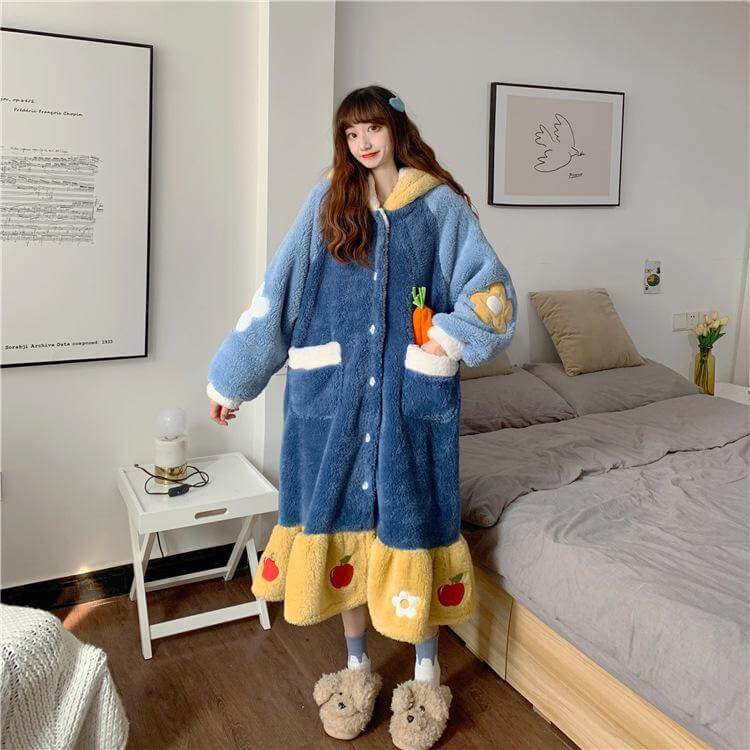 Colorful Princess Hooded Sleepwear for Women - Image 5