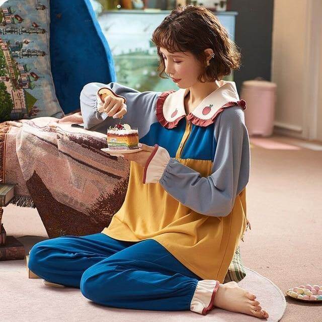 Colorful Princess Hooded Sleepwear for Women - Image 7