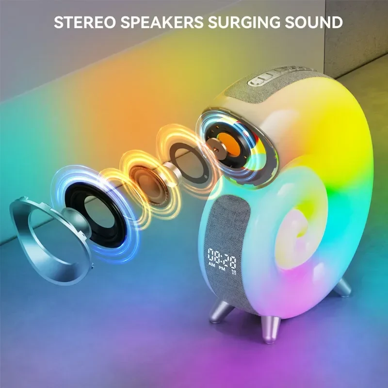 Colorful Sea Shell LED Bluetooth Smart Speaker - Image 7