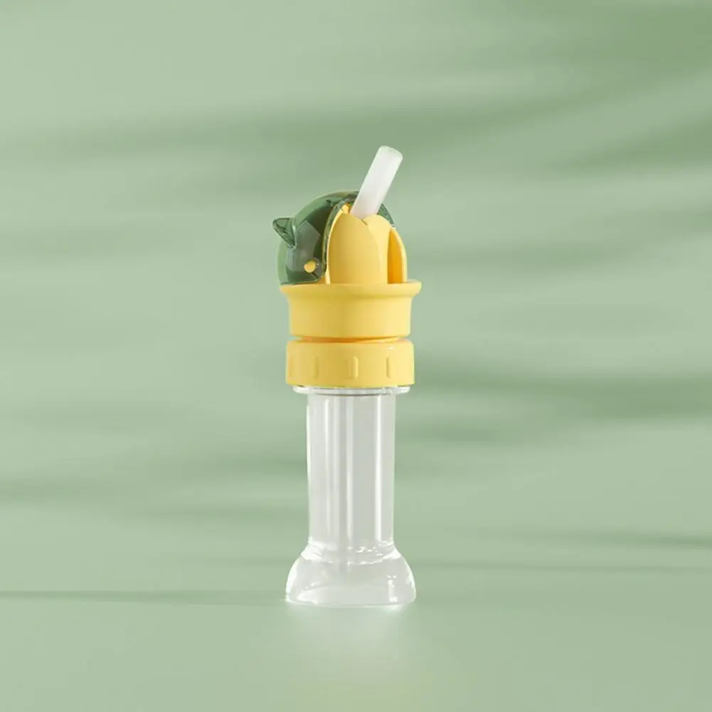 Colorful Twist-Open Built-in Straw Water Bottle