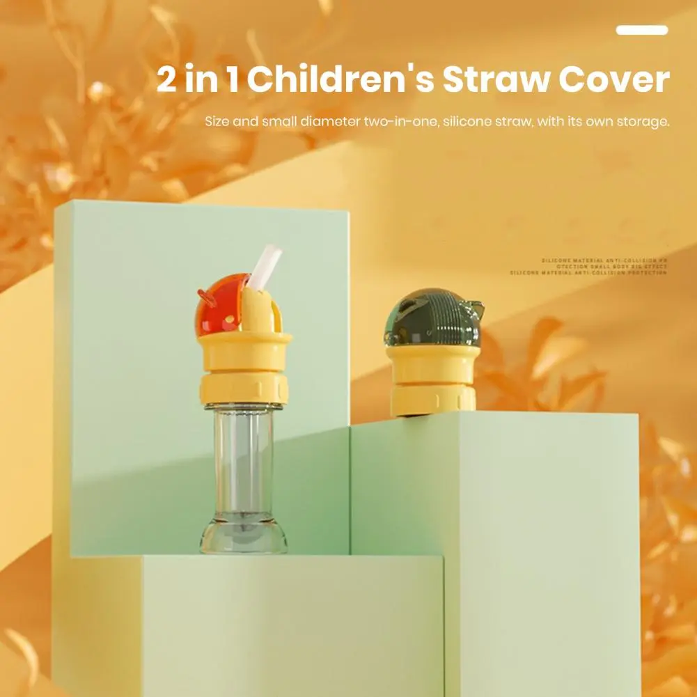 Colorful Twist-Open Built-in Straw Water Bottle - Image 4