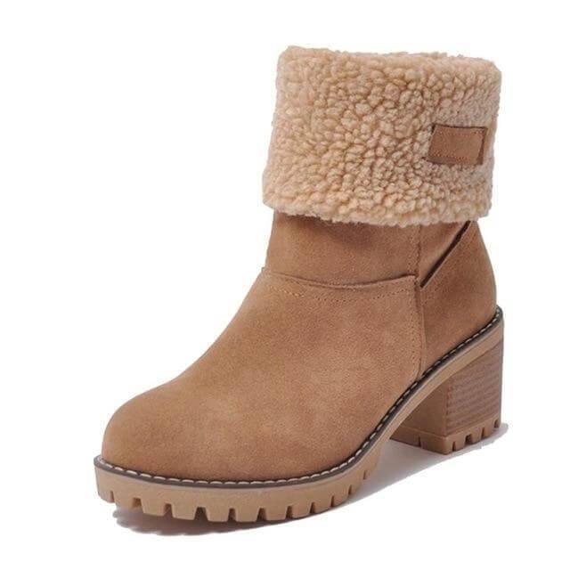 Colorful Warm Slip Women Winter Boots - Image 3