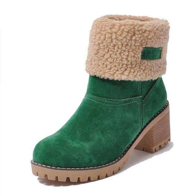Colorful Warm Slip Women Winter Boots - Image 4