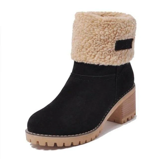 Colorful Warm Slip Women Winter Boots - Image 8