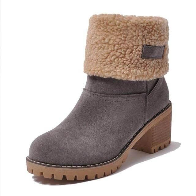 Colorful Warm Slip Women Winter Boots - Image 9