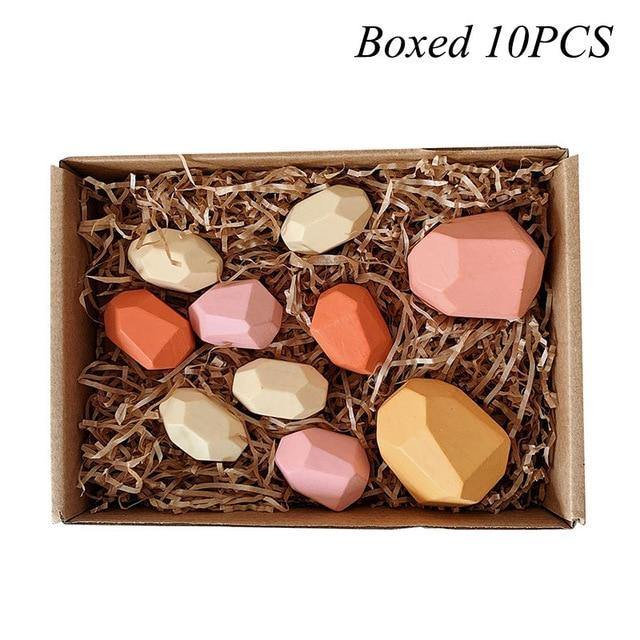 Colorful Wooden Stone Kids Intelligent Stacking Game - Image 13
