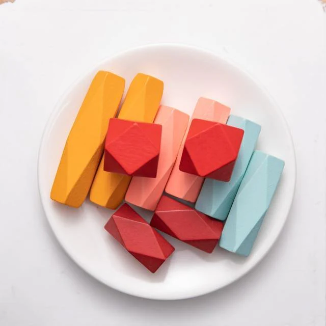 Colorful Wooden Stone Kids Intelligent Stacking Game - Image 18