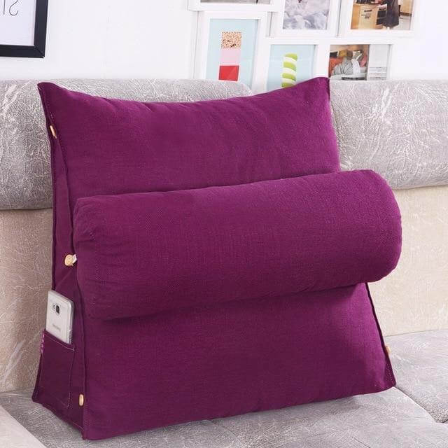 Comfort Soft Bed Triangular Backrest Pillow - Image 12