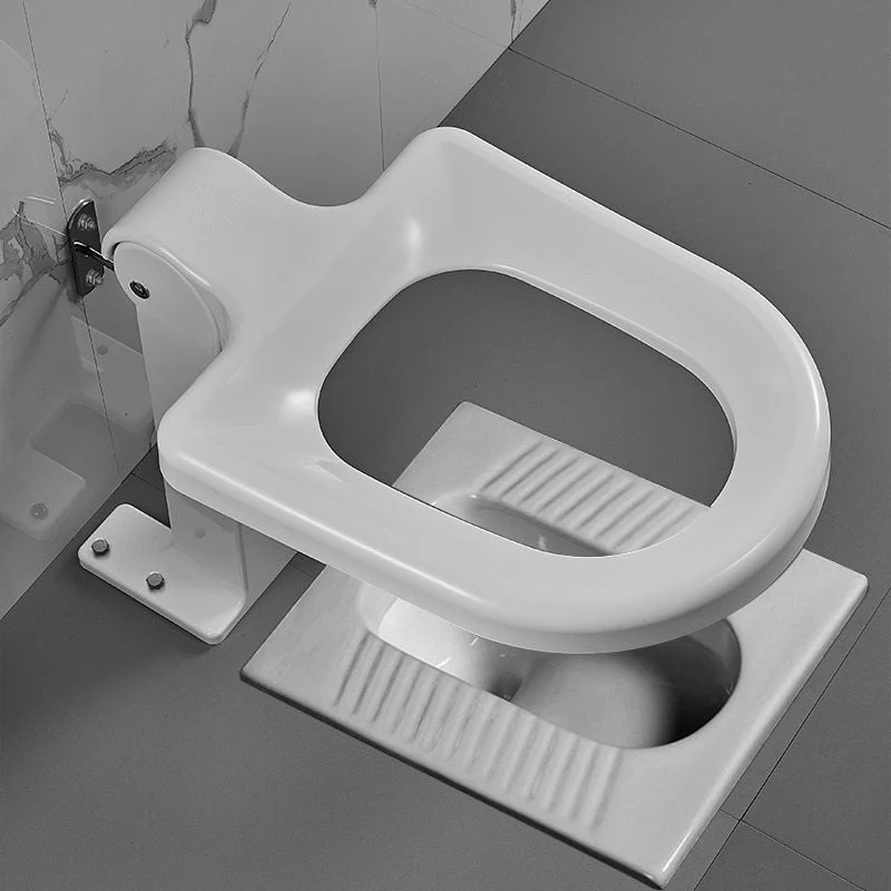 Comfortable Sit Foldable Easy Squat Toilet Seat Holder - Image 2