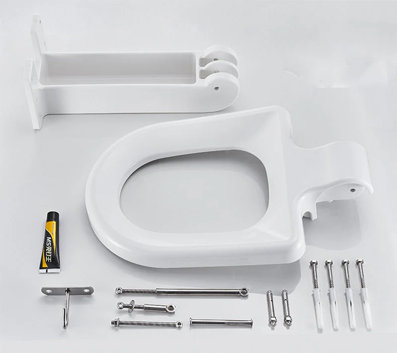 Comfortable Sit Foldable Easy Squat Toilet Seat Holder - Image 8