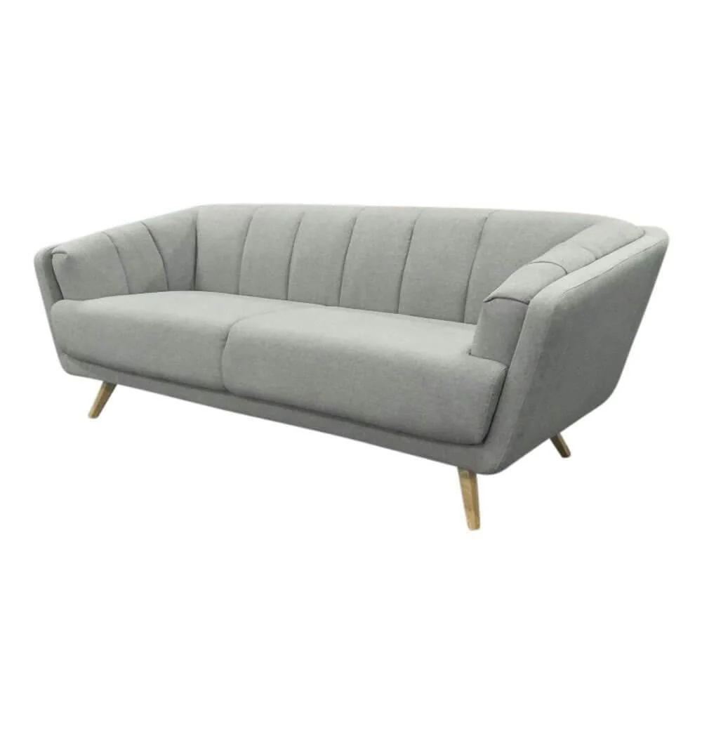 Comfy Luxury Mid-Century & Scandinavian 3-Seater Sofa - Image 4