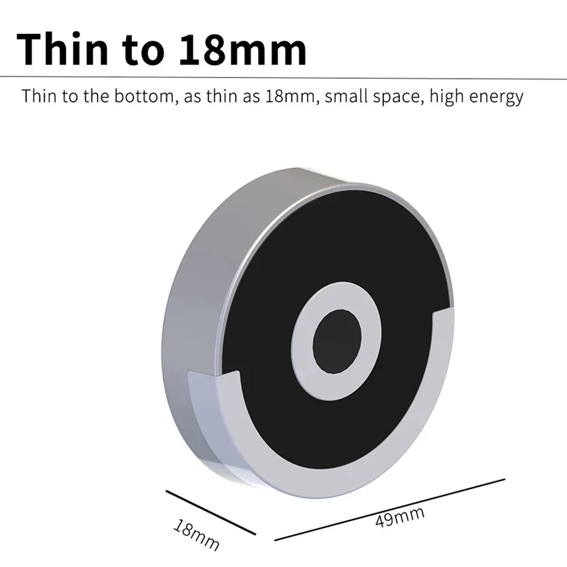 Compact Circular Touch LED Portable Night Lamp - Image 5