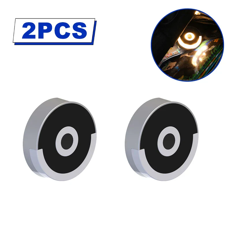 Compact Circular Touch LED Portable Night Lamp - Image 7