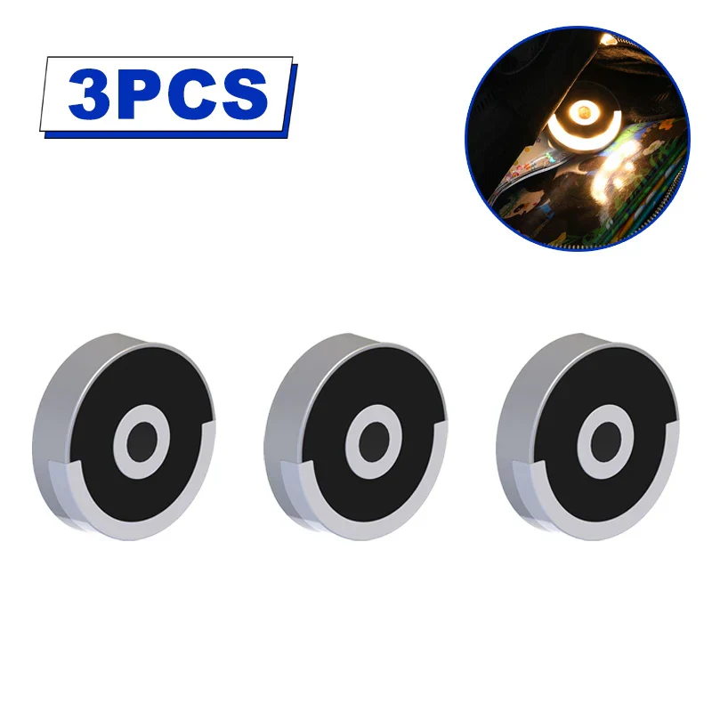 Compact Circular Touch LED Portable Night Lamp - Image 8