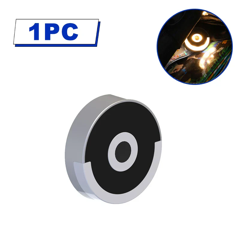 Compact Circular Touch LED Portable Night Lamp - Image 9