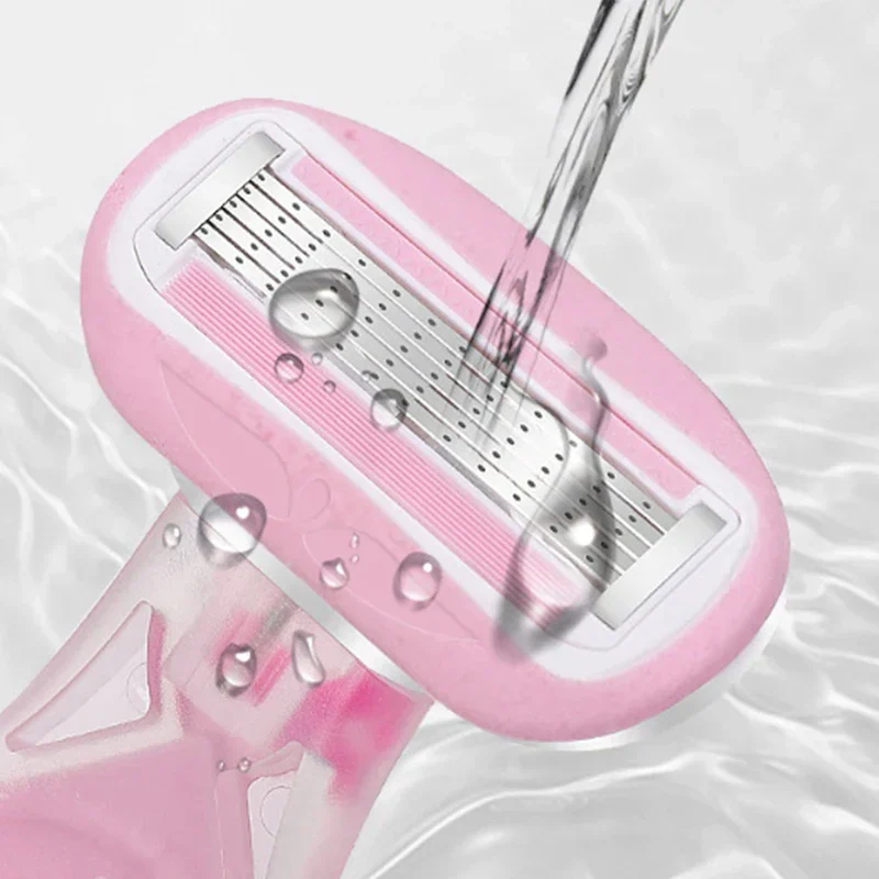 Compact Pink Lady Protective Razor Set - Image 5
