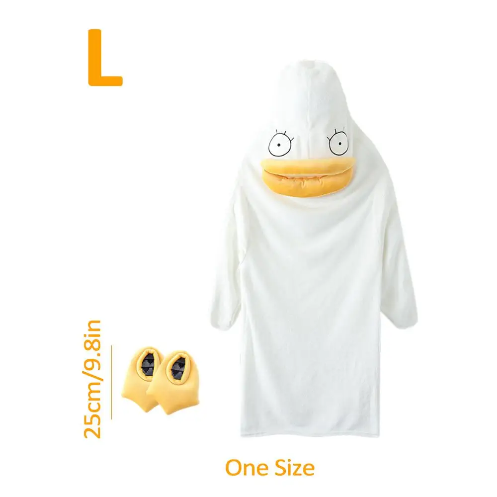Confused Duck Warm Adult Pajamas Costume - Image 8