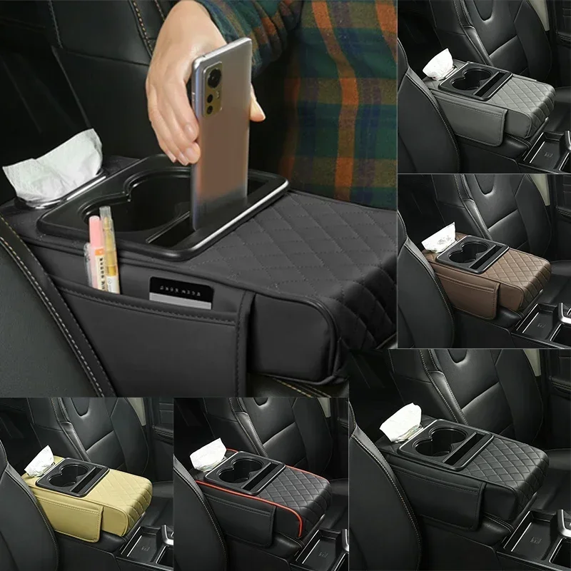 Console Craft Multi-Pocket Car Armrest Pad - Image 2