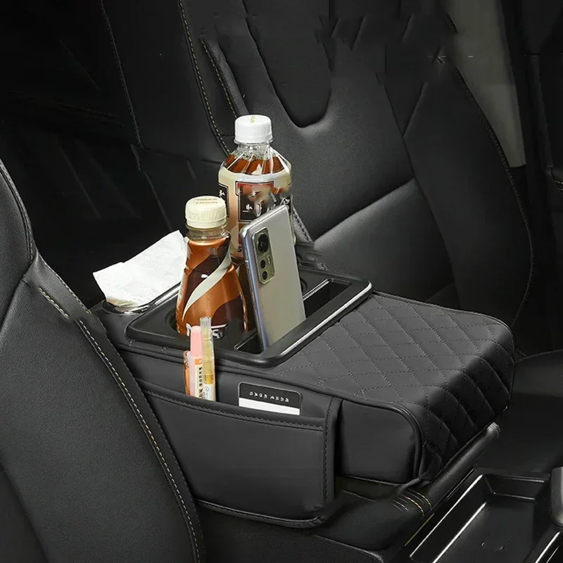 Console Craft Multi-Pocket Car Armrest Pad - Image 4