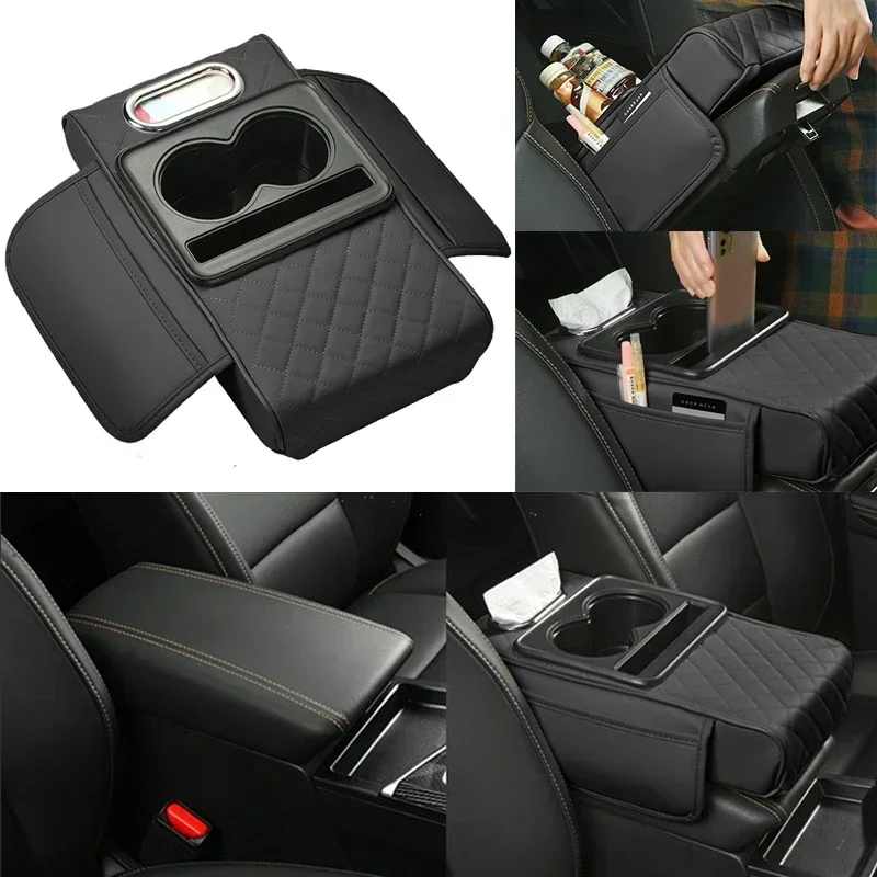 Console Craft Multi-Pocket Car Armrest Pad - Image 6