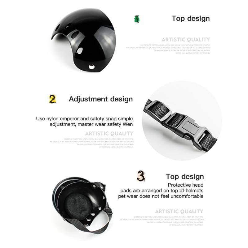 Cool Pet Fashion Helmet & Riding Cap - Image 4