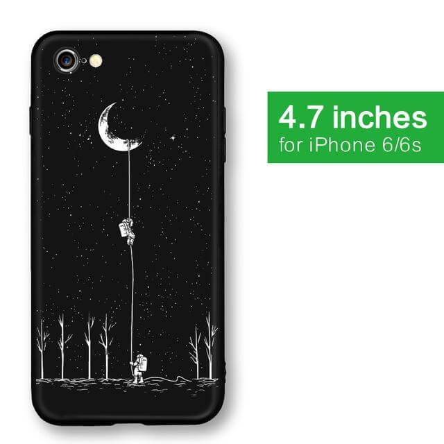 Cool Space Moon Astronaut Iphone Case - Image 10