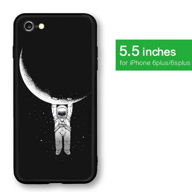 Cool Space Moon Astronaut Iphone Case - Image 9