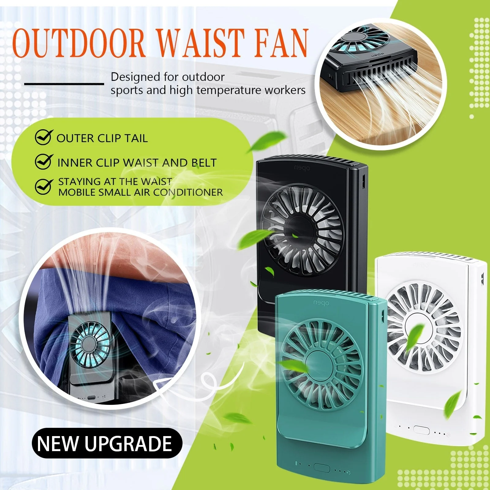 Cool Summer Bladeless Waist Fan - Image 5