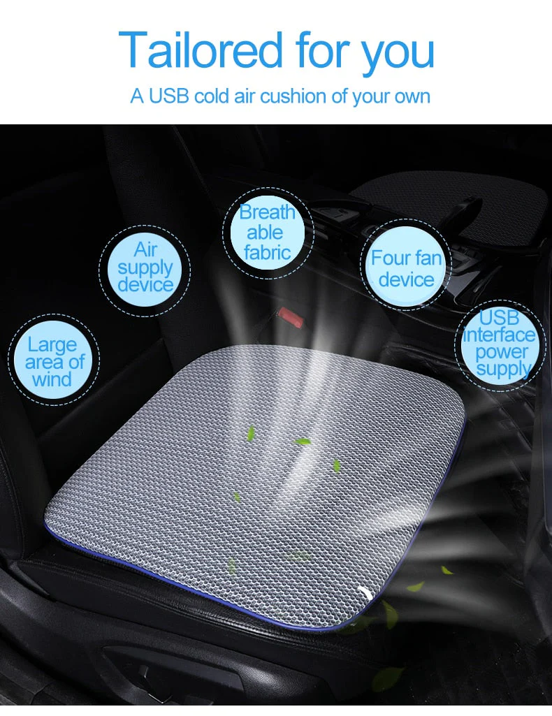 Cooling Fan Car Seat Cushion Pad - Image 4