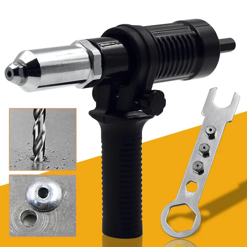 Cordless Electric Rivet Nut Gun Drill Tool - Image 3